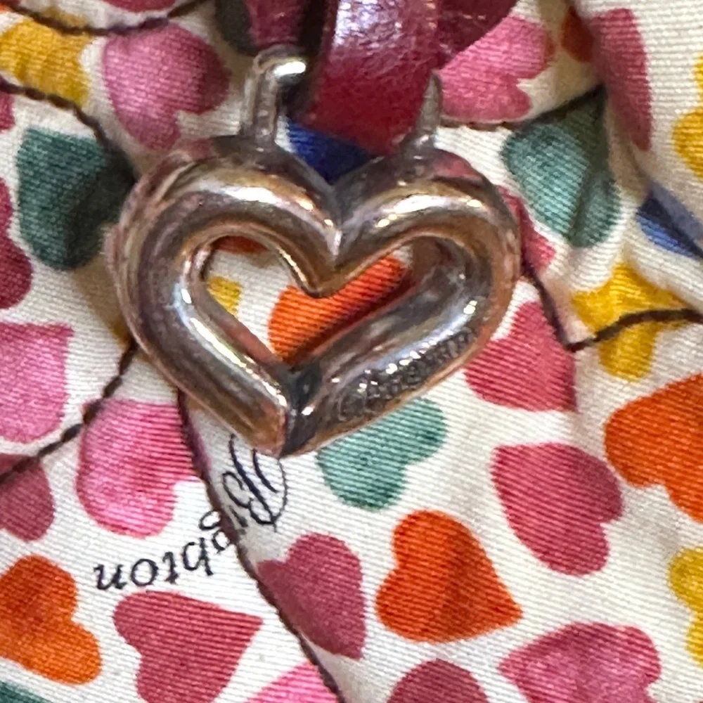 EUC Brighton Quilted Rainbow Heart Hobo bag.
